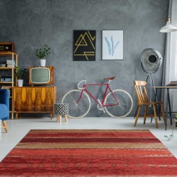 tappeto Arte Espina BLAZE 200 MULTICOLOR ROSSO