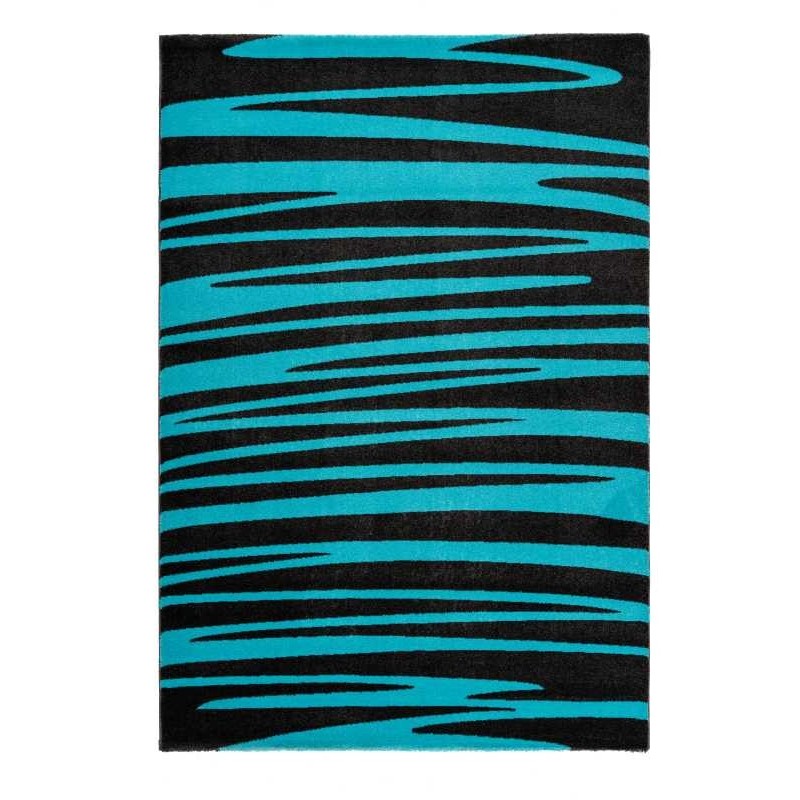 tappeto Arte Espina BROADWAY 200 ANTRACITE TURCHESE