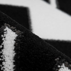 tappeto Arte Espina BROADWAY 400 BIANCO NERO TURCHESE