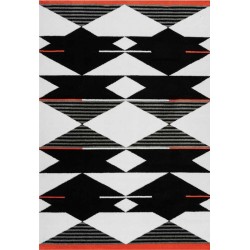tappeto Arte Espina BROADWAY 500 BIANCO NERO ROSSO