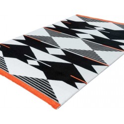 tappeto Arte Espina BROADWAY 500 BIANCO NERO ROSSO