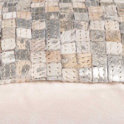 tappeto Arte Espina FINISH CUSCINO 100 BIANCO ARGENTO