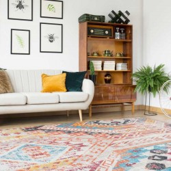 tappeto Arte Espina INDIANA 200 MULTICOLOR ARANCIONE