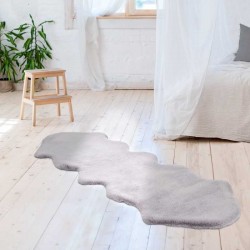 tappeto Arte Espina RABBIT DOUBLE SHEEPSKIN 300 GRIGIO BLU 