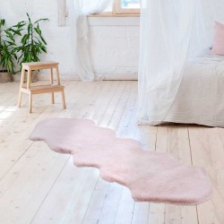 tappeto Arte Espina RABBIT DOUBLE SHEEPSKIN 300 ROSA 