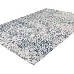 tappeto Arte Espina YOGA 300 BLU SCURO AVORIO